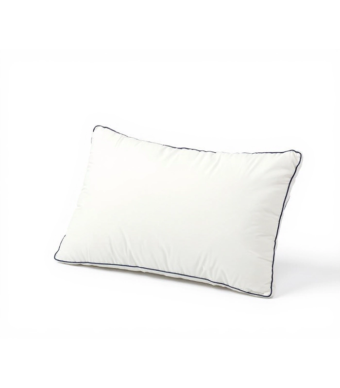 Double Piping Pillow 04 Double Piping White Pillow - Image 3