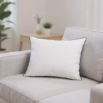 Single Piping White Pillow