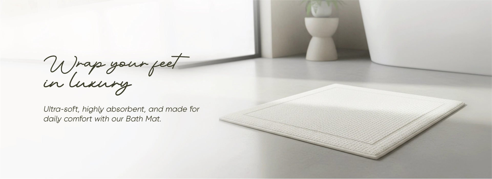 banner bath mat